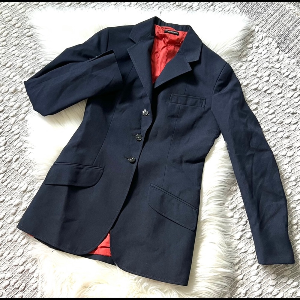 Navy Equestrian Riding Jacket